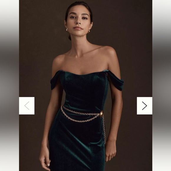 BHLDN Dresses & Skirts - BHLDN Jenny Yoo Velvet Bridesmaid Dress